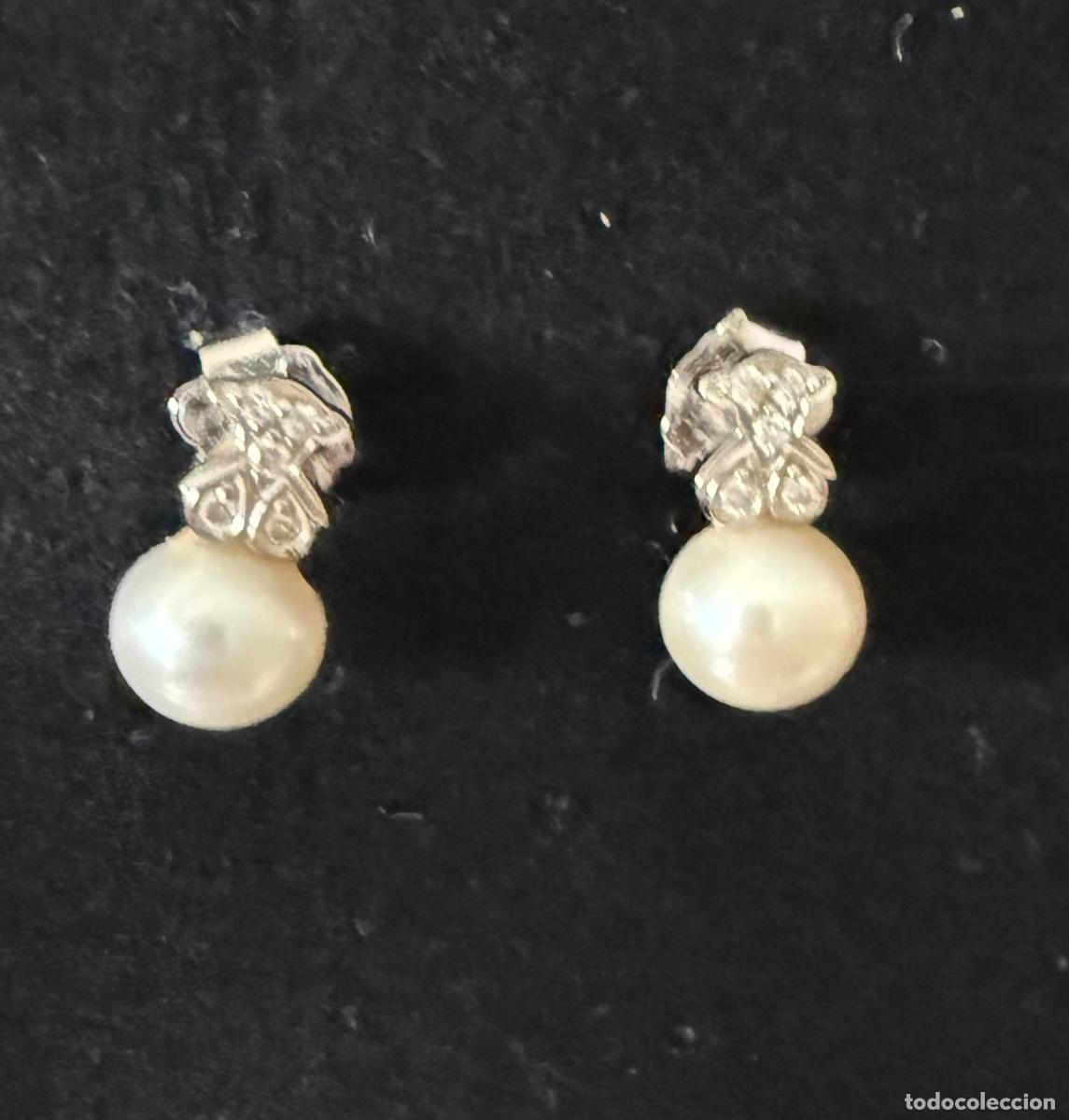 Joyeria: Pendientes de perlas y diamantes de Tous - Foto 2