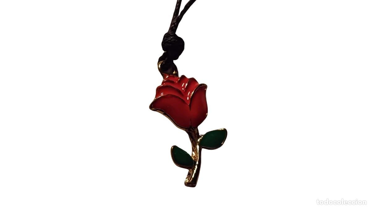 Joyeria: Collar de Pareja - Colgante Coraz&oacute;n Rosa - Foto 2