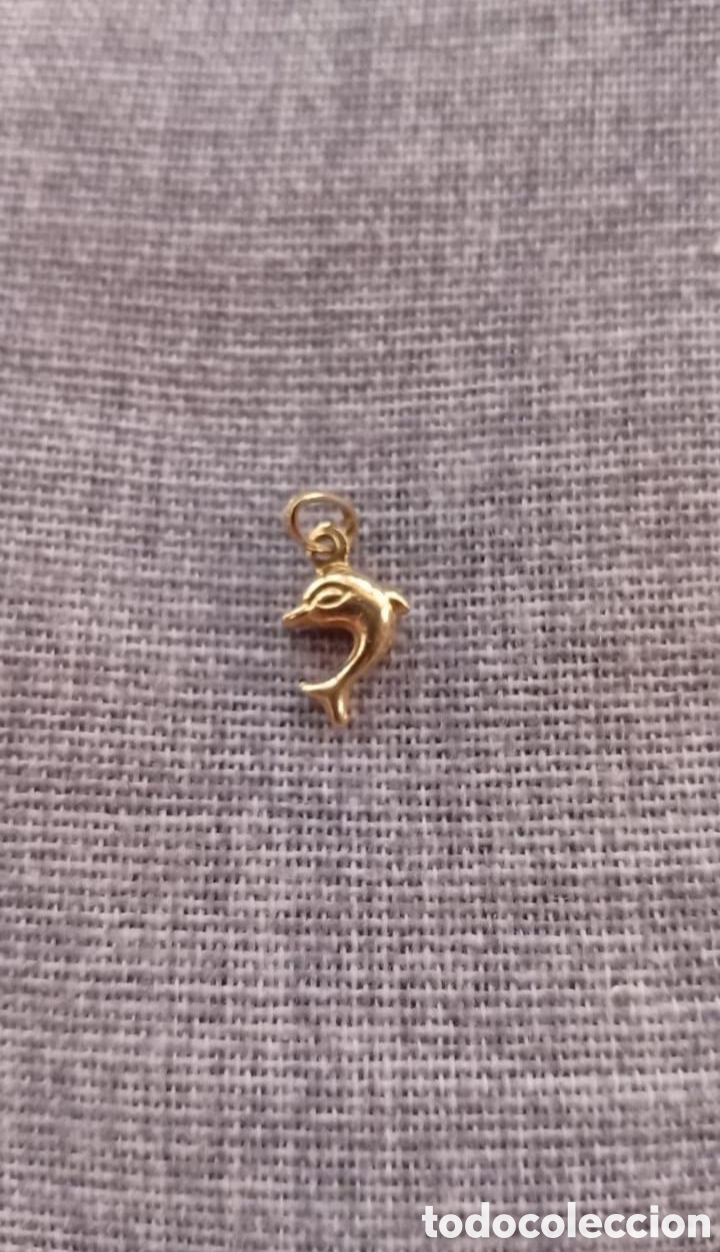 Joyeria: Colgante Delf&iacute;n Oro 18k
