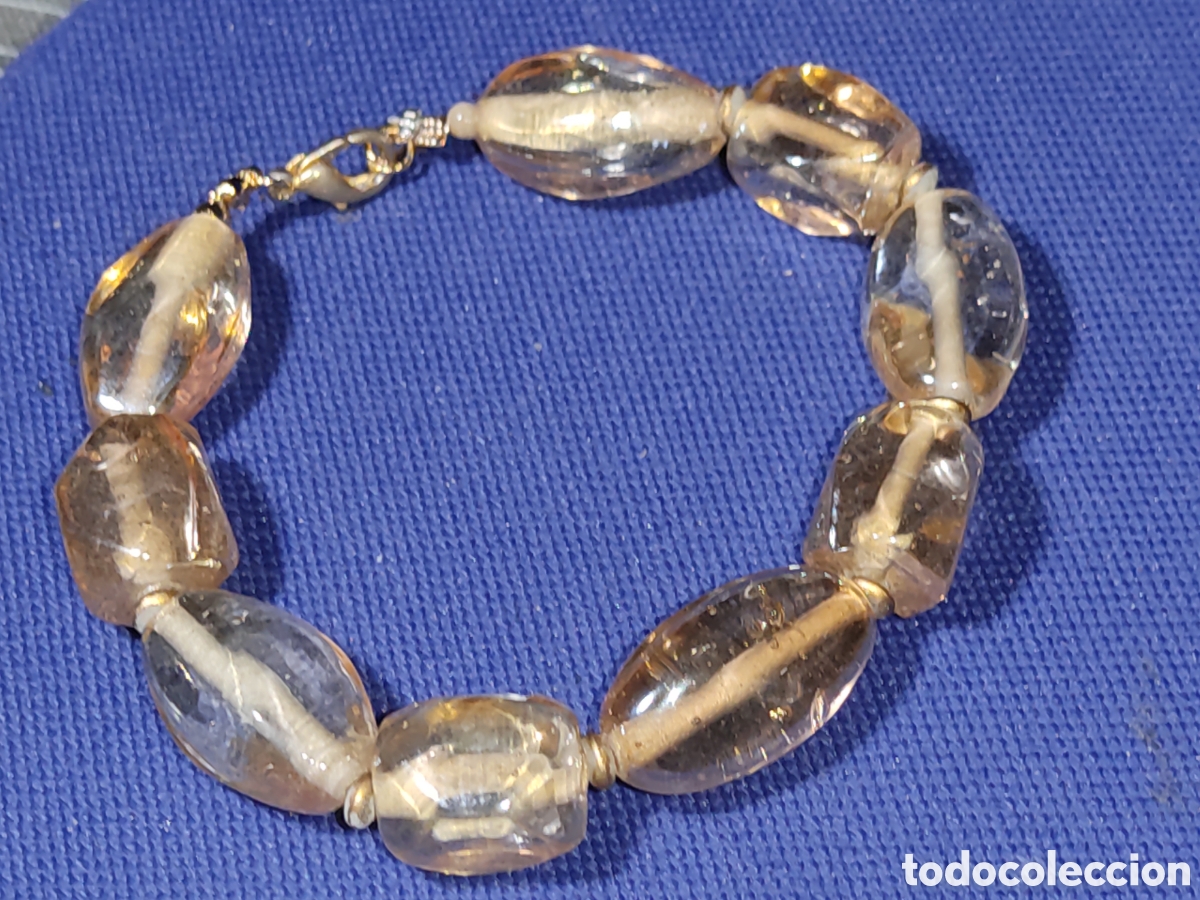Joyeria: Pulsera de cristal de Murano.Vintage. - Foto 2