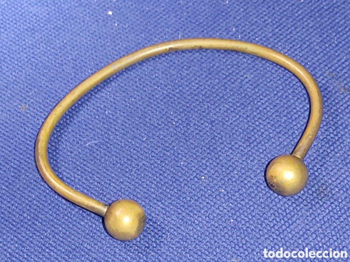 Joyeria: Antigua Pulsera de bronce o lat&oacute;n. - Foto 3