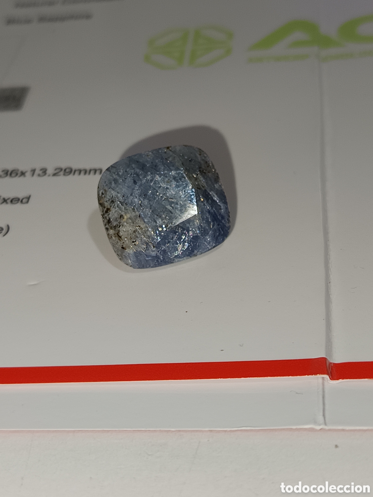 Joyeria: Zaffiro Naturale NON TRATTATO Sri Lanka Ceylon di Ct. 47.83 Certificato AGL