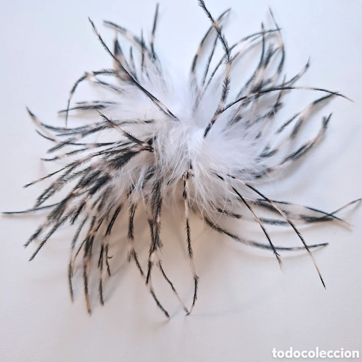 Joyeria: Broche Plumas de Avestruz A&ntilde;os 50