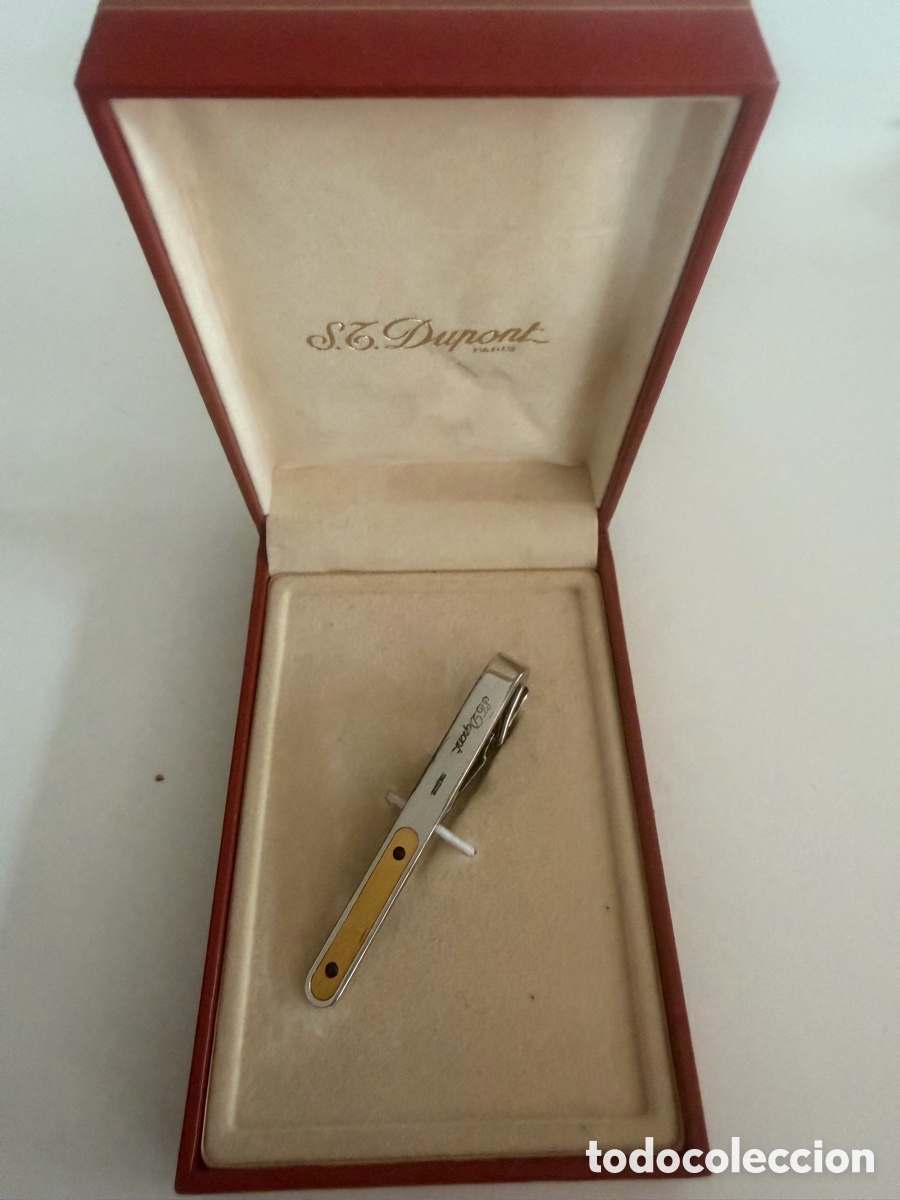 Joyeria: Pasador de corbata S.T. Dupont Paris original