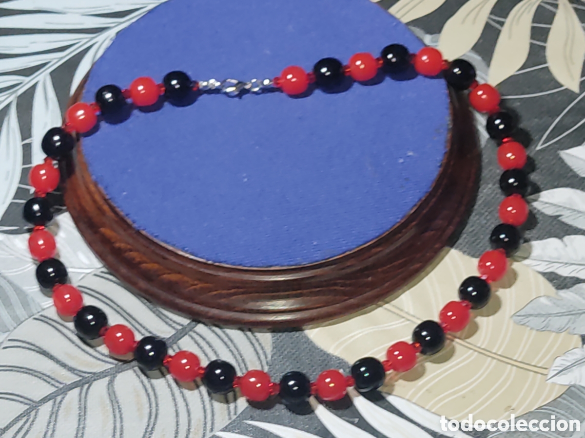 Joyeria: Collar de Vintage de resina o pasta. - Foto 2
