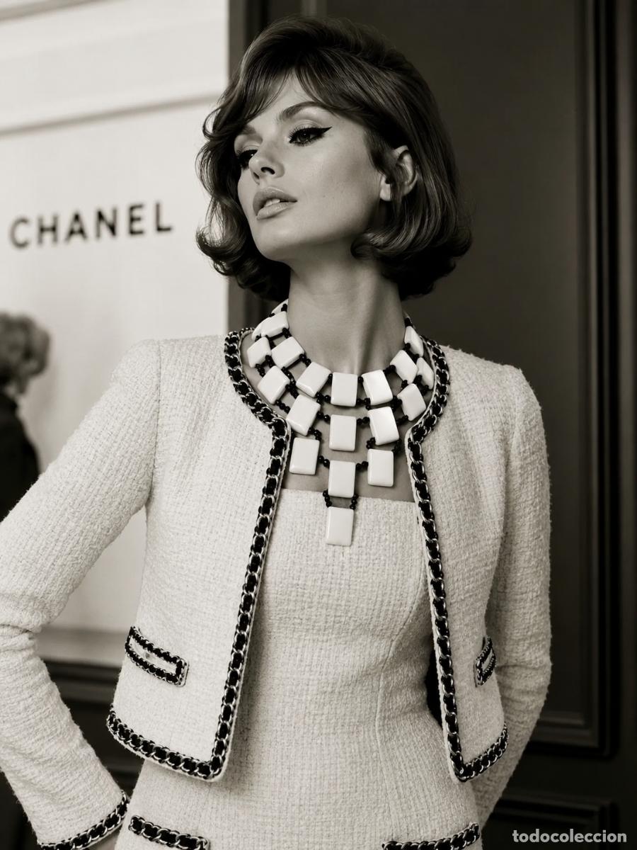 Joaillerie: EXCLUSIVO COLLAR VINTAGE DE GENU&Iacute;NA BAQUELITA &middot; GRAN COLLAR PARISINO A&Ntilde;OS 50 / 60 - CHANEL