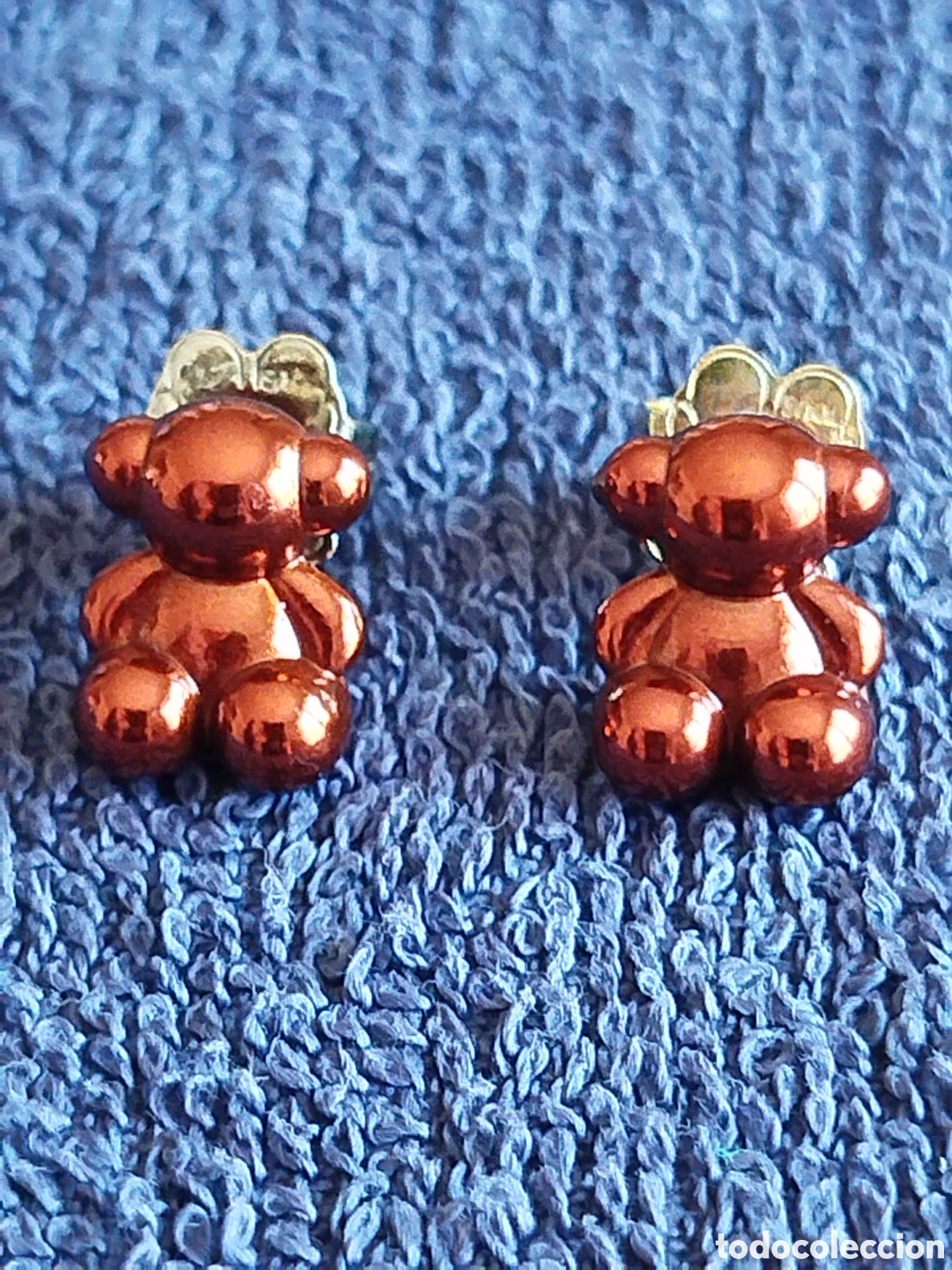 Joyeria: Par de pendientes acero inoxidable con forma de oso, de TOUS