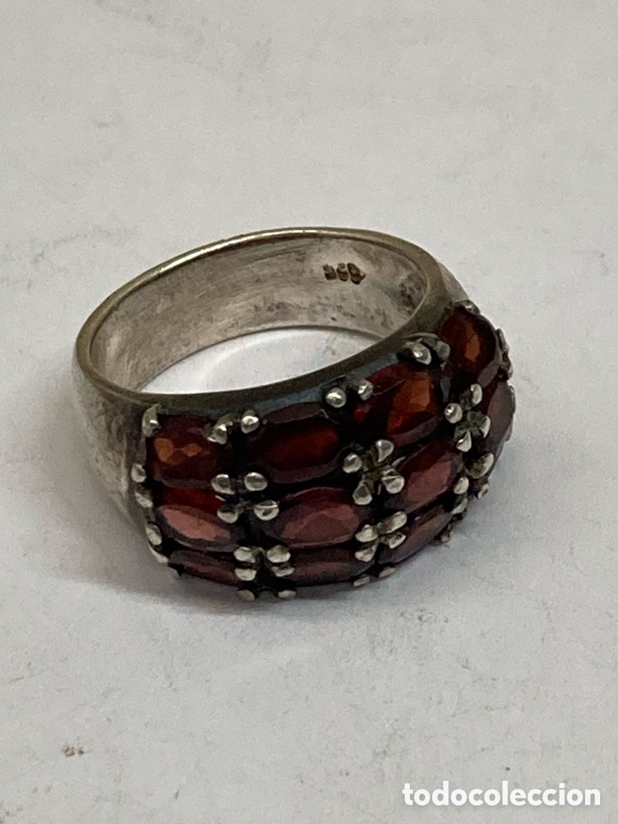 Joyeria: Anillo de plata engastado S498