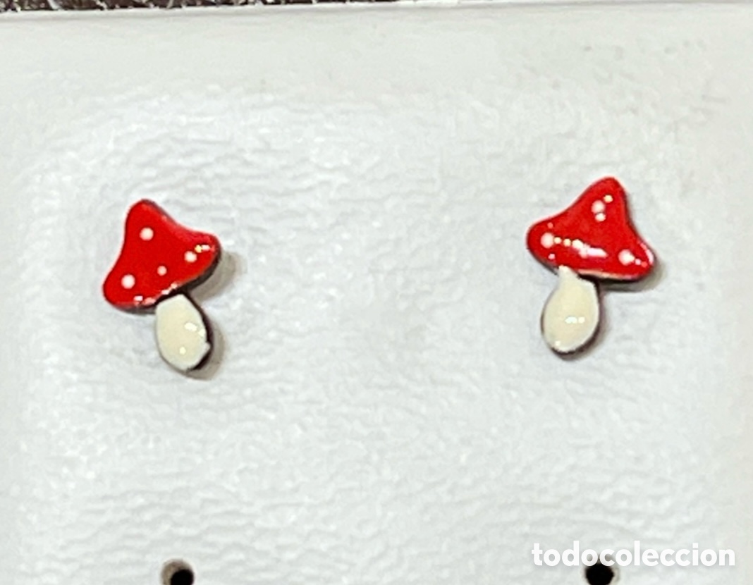 Joyeria: Pendientes de fantas&iacute;a. Plata con esmalte. - Foto 1