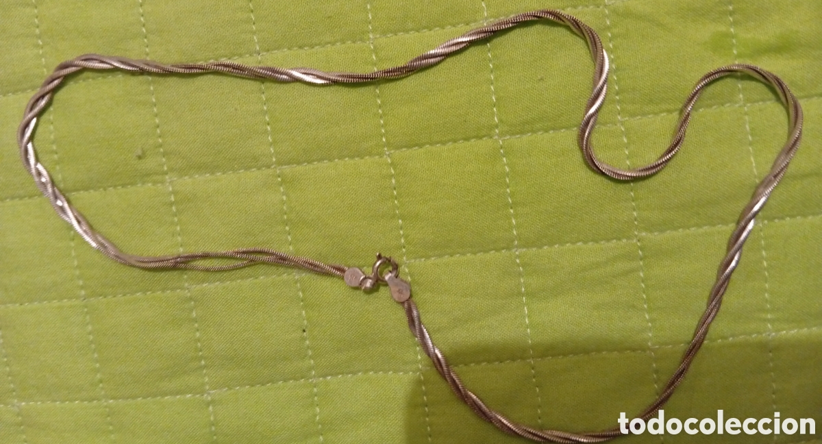 Joyeria: Antigua gargantilla collar de colecci&oacute;n de plata