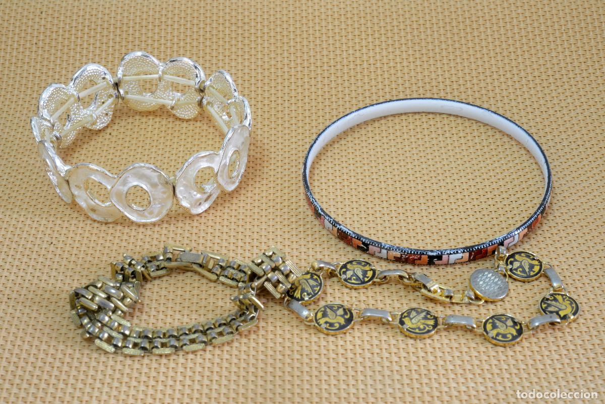 Joyeria: LOTE DE 4 CUATRO PULSERAS VARIADAS, VINTAGE