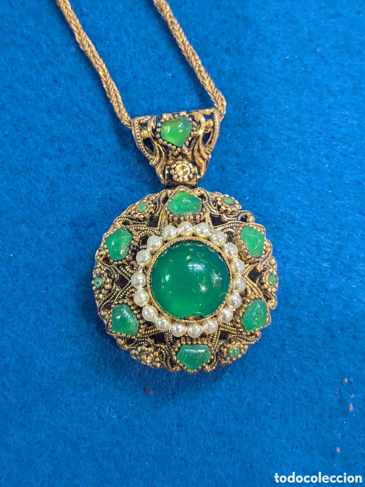 Joyeria: Colgante antiguo con cadena. REF-3080. ca4 - Foto 2