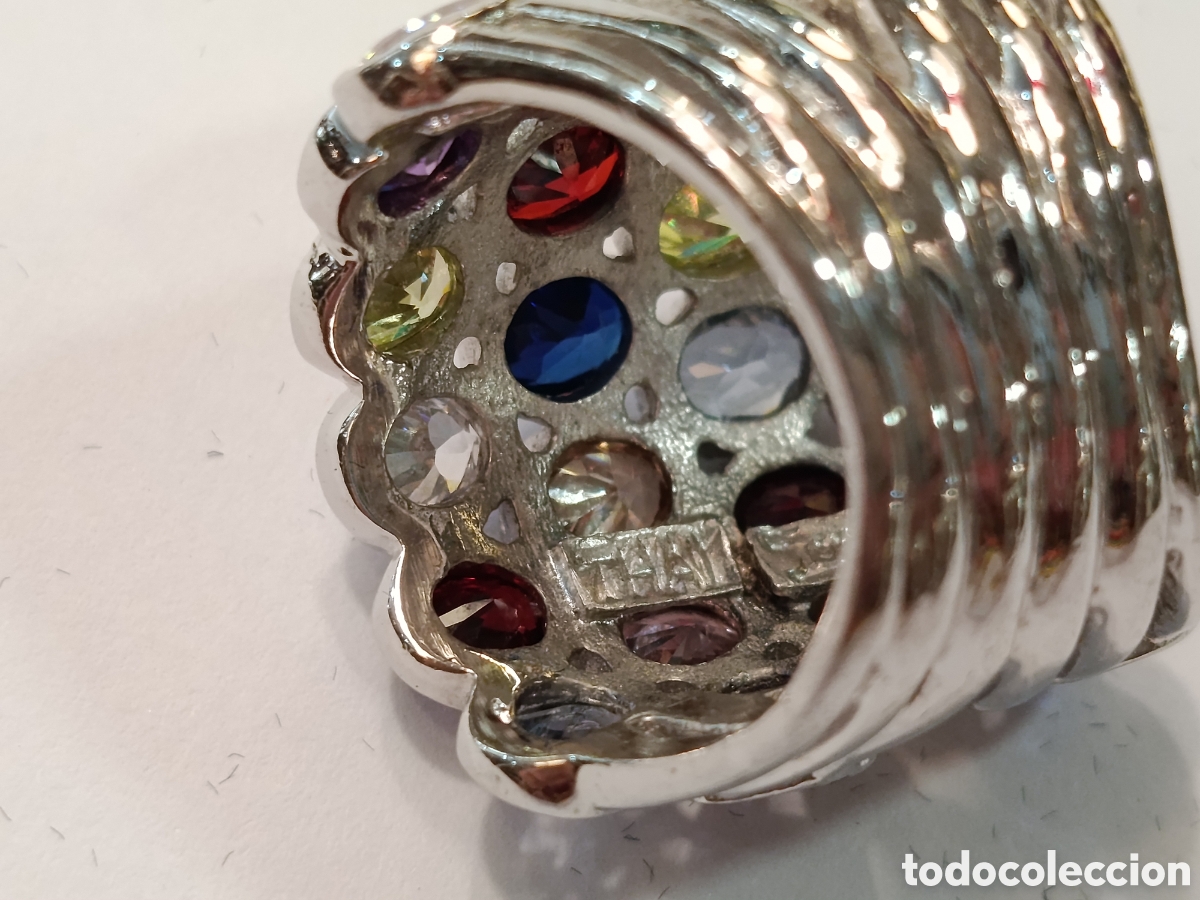 Joyeria: Anillo de plata 925 y gemas multicolor - Foto 9