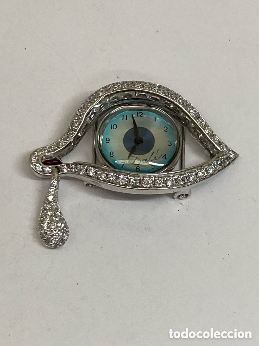 Joyeria: Broche reloj de plata Salvador Dal&iacute; B233
