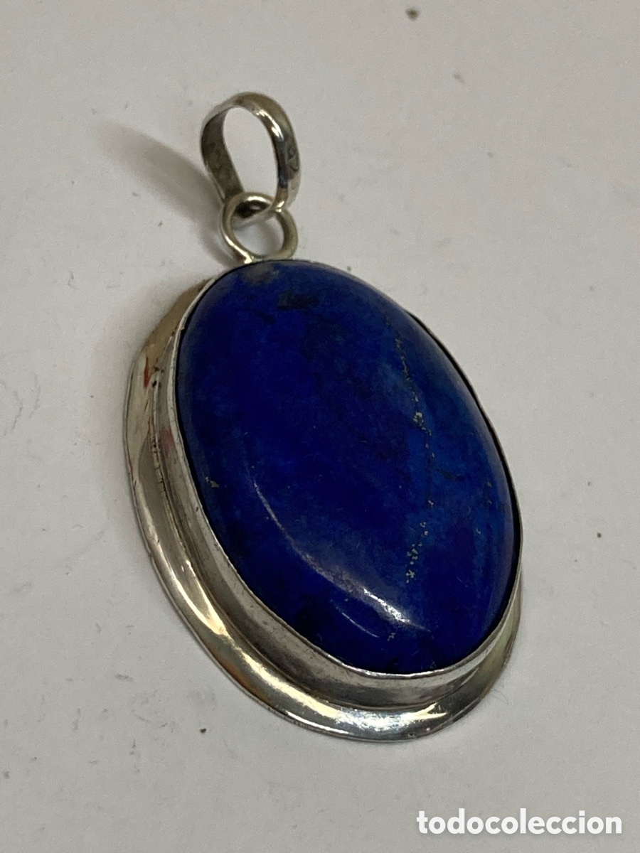 Joyeria: Colgante de plata y lapisl&aacute;zuli C620