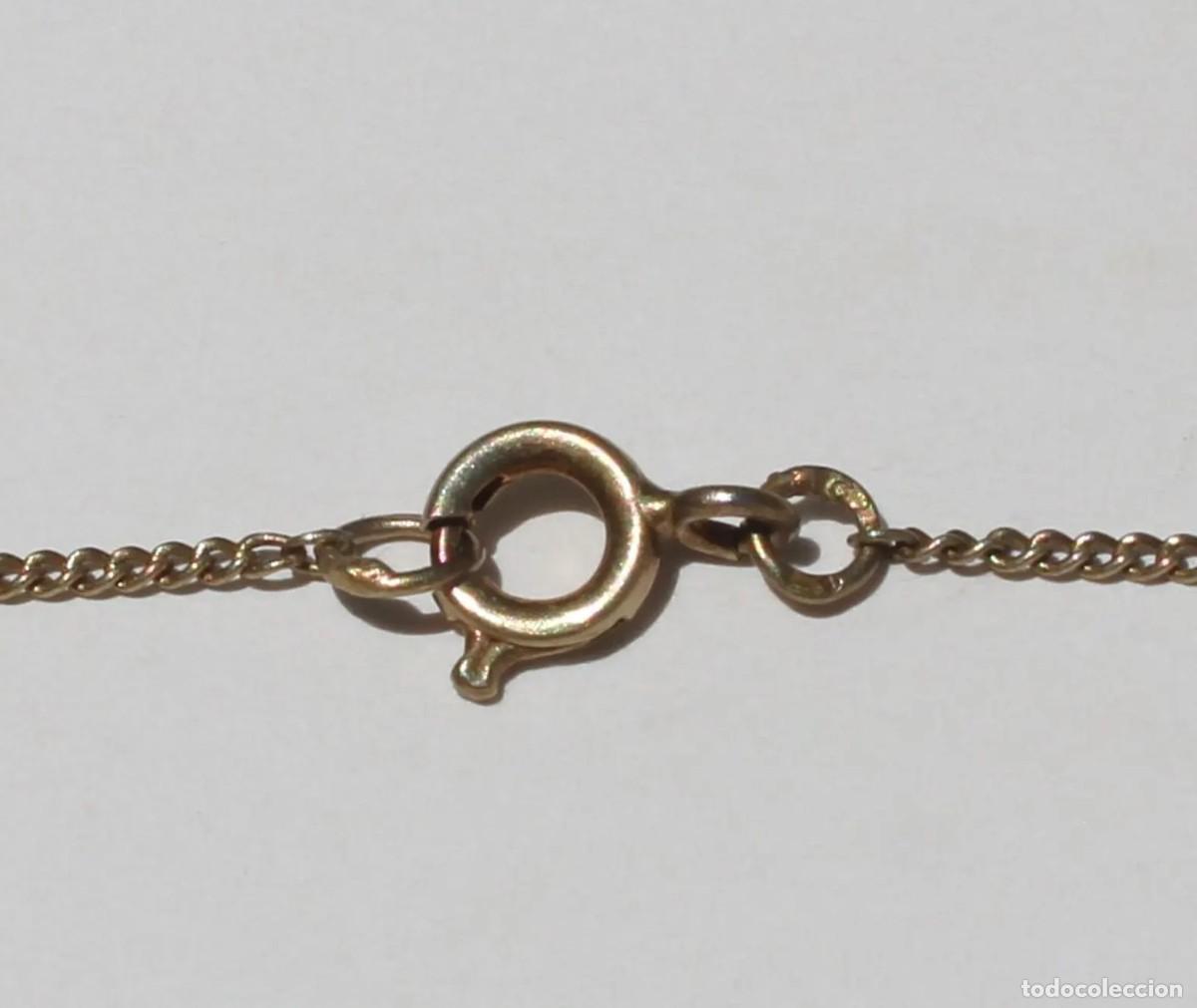 Joyeria: Collar de plata ba&ntilde;ada en oro con granates. - Foto 7