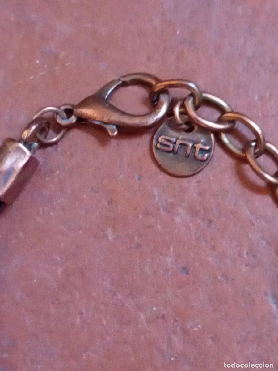 Joyeria: Pulsera marca SNT de perlas metal y cuero - Foto 4