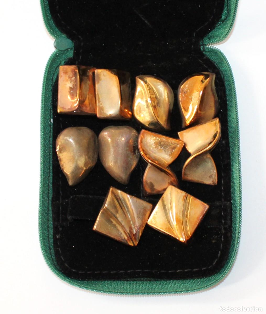 Schmuck: CONJUNTO DE 5 GEMELOS DE LA PRESTIGIOSA MARCA ITALIANA GINO VERDI