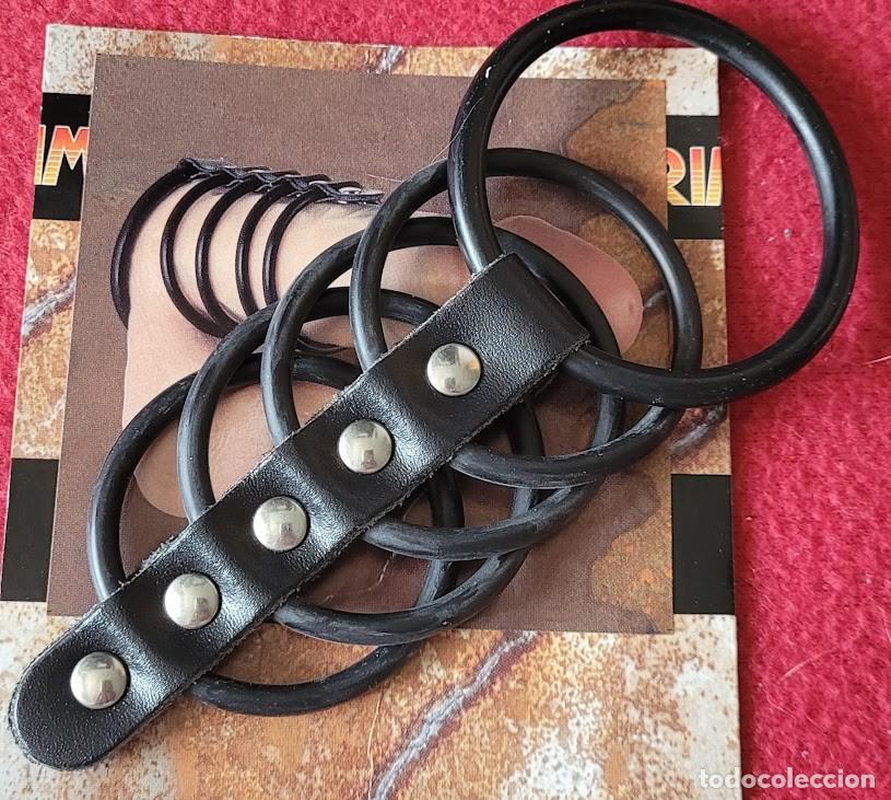 Joyeria: Tubo 5 anillos caucho