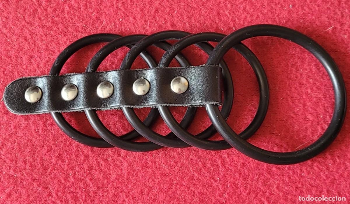 Joyeria: Tubo 5 anillos caucho - Foto 3