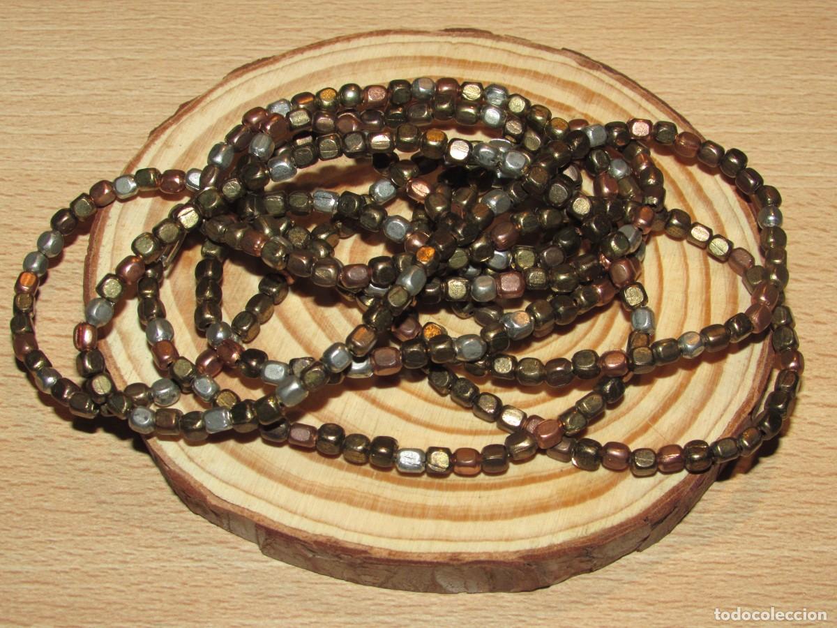 Joyeria: Collar &eacute;tnico boho extra largo estilo africano posibilidad de choker o pulsera cuentas met&aacute;licas