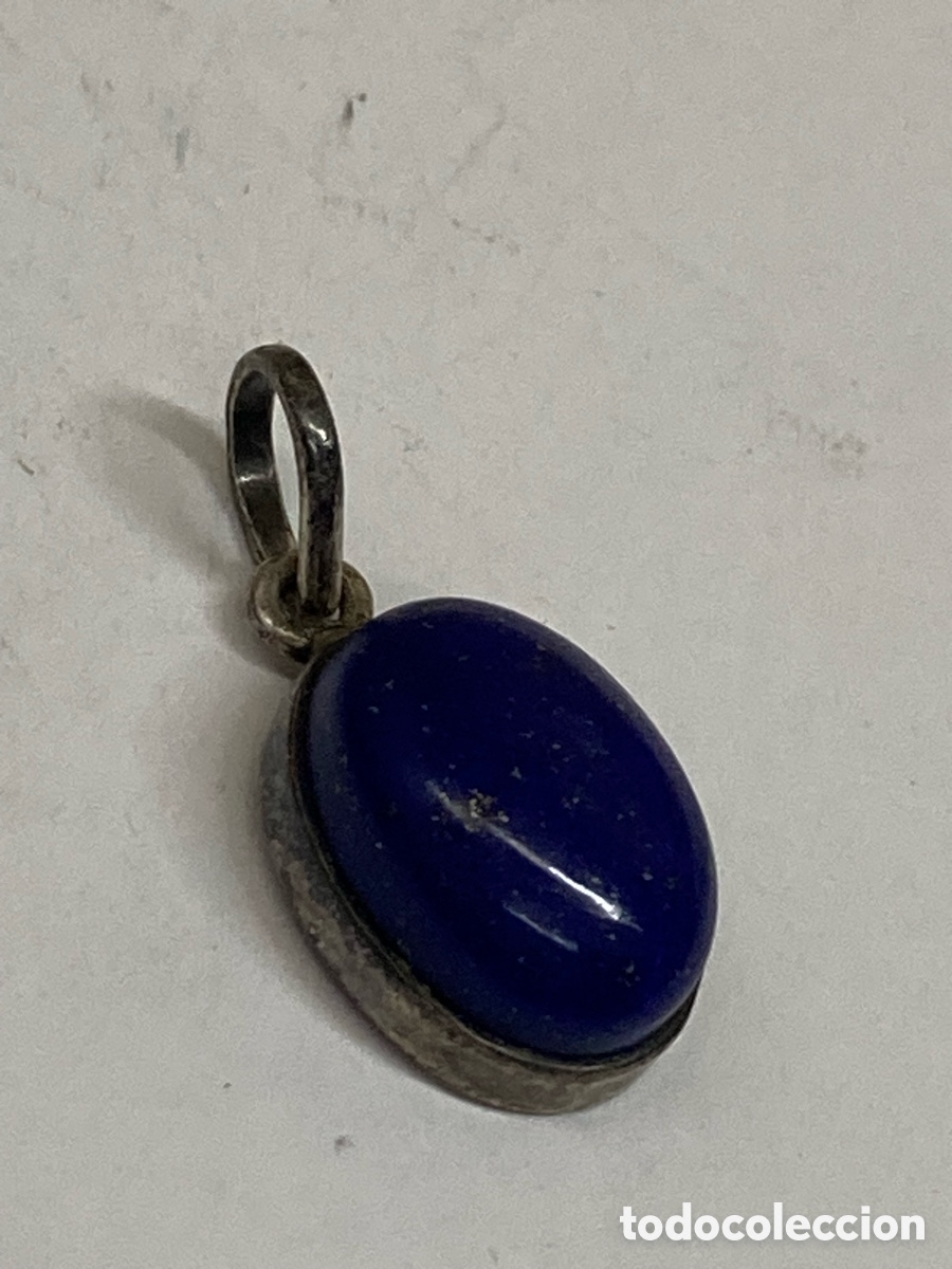 Joaillerie: Colgante de plata lapisl&aacute;zuli C621