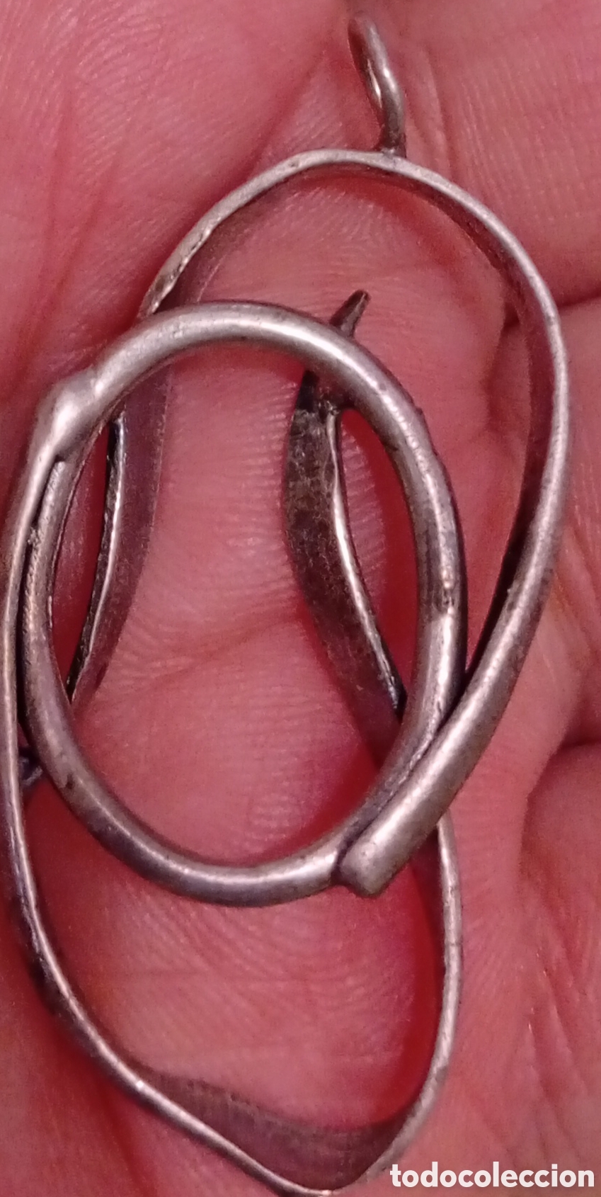 Joyeria: Viejo broche de plata dise&ntilde;o abstracto - Foto 2