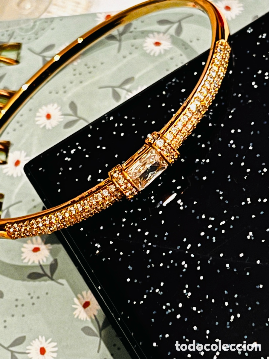 Joyeria: Pulsera dorada con circonitas &ldquo;Nueva&rdquo; - Foto 2