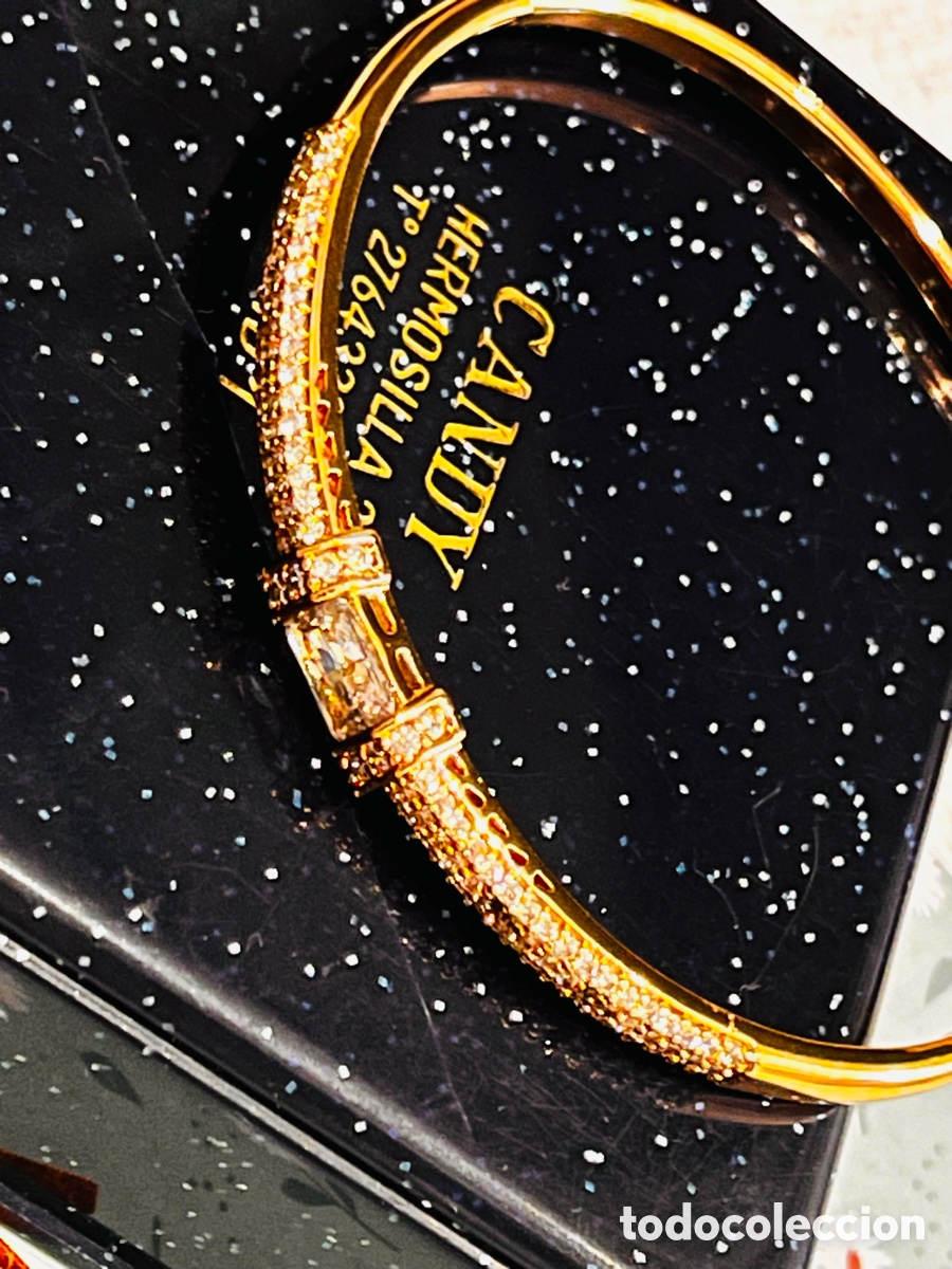 Joyeria: Pulsera dorada con circonitas &ldquo;Nueva&rdquo; - Foto 4