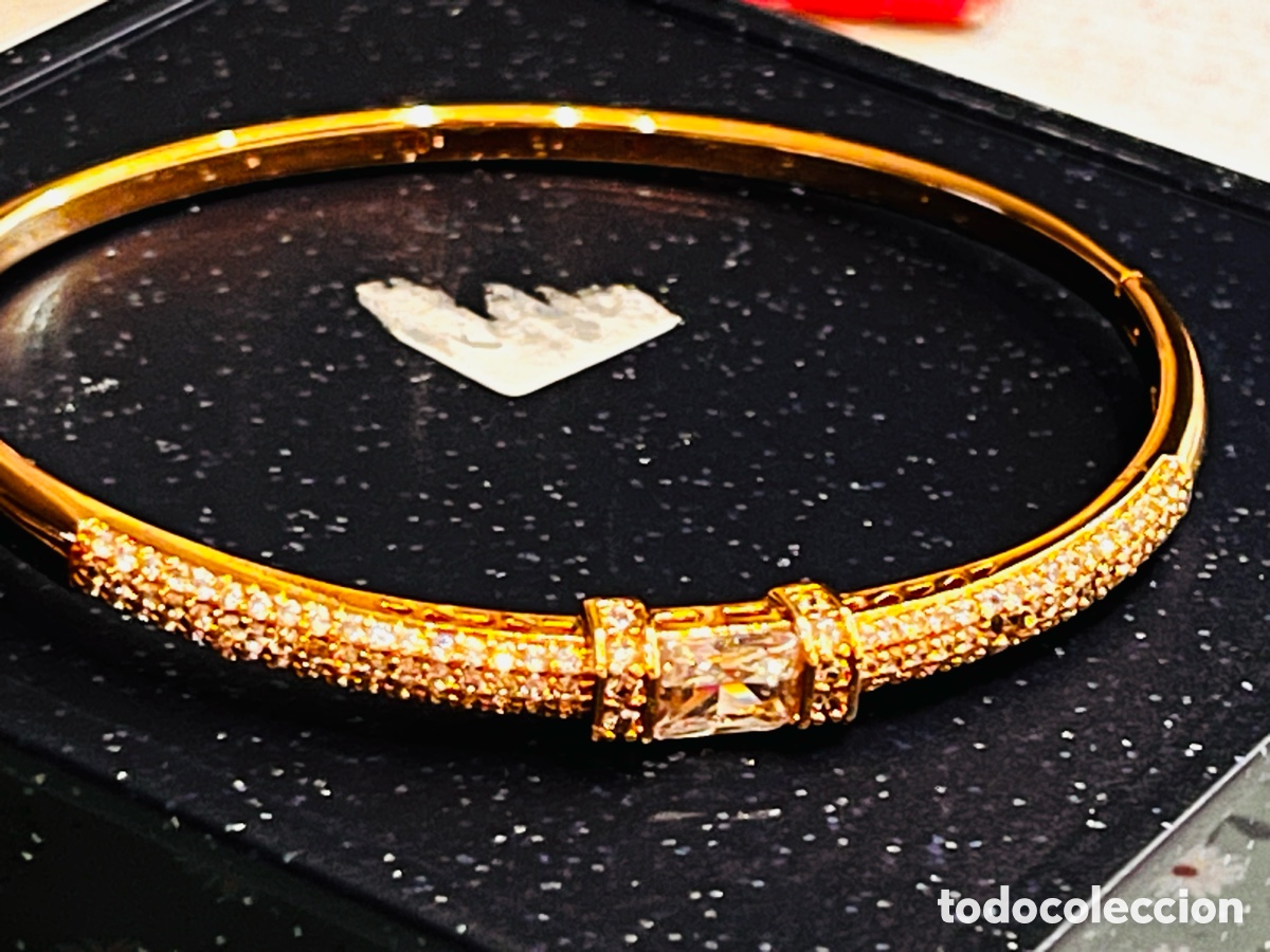 Joyeria: Pulsera dorada con circonitas &ldquo;Nueva&rdquo; - Foto 6