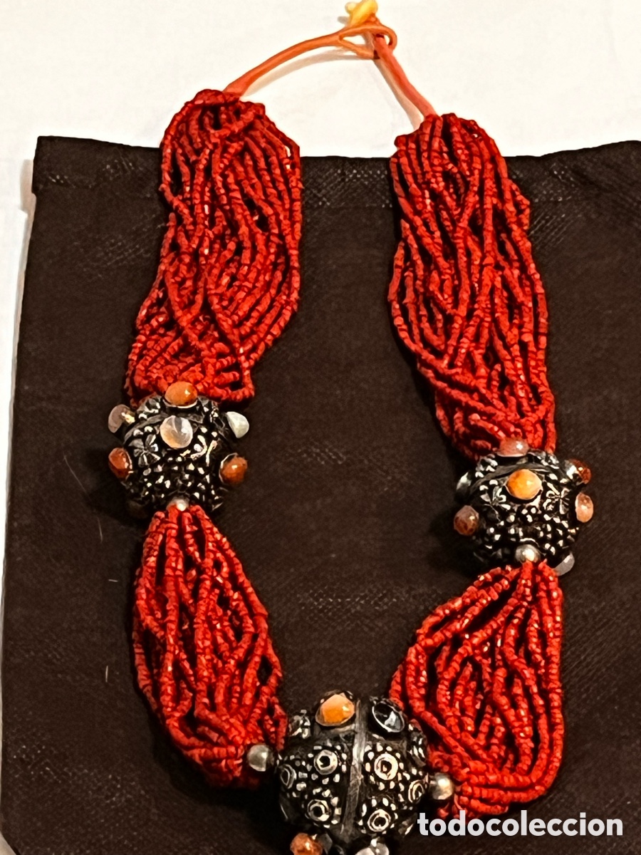 Joyeria: Collar corales y bolas con pedrer&iacute;a - Foto 2