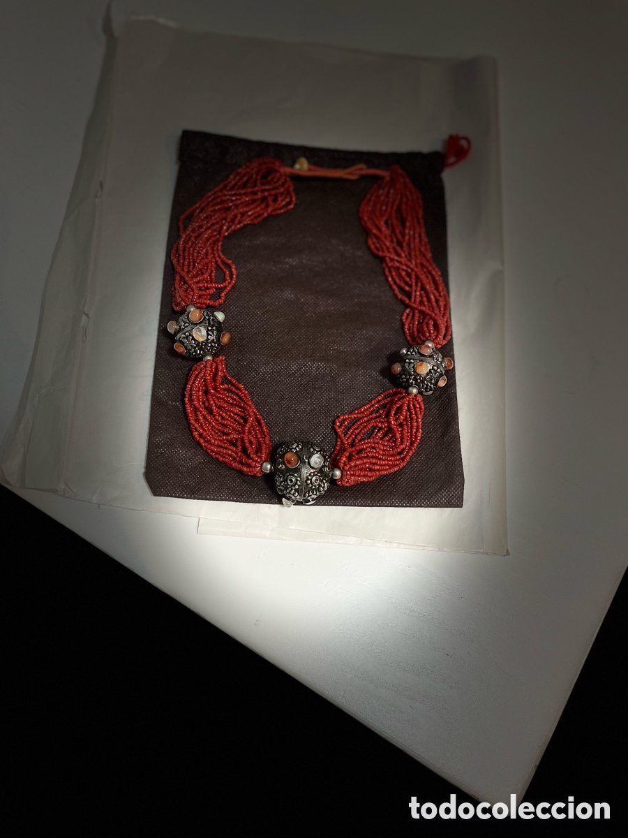 Joyeria: Collar corales y bolas con pedrer&iacute;a - Foto 4