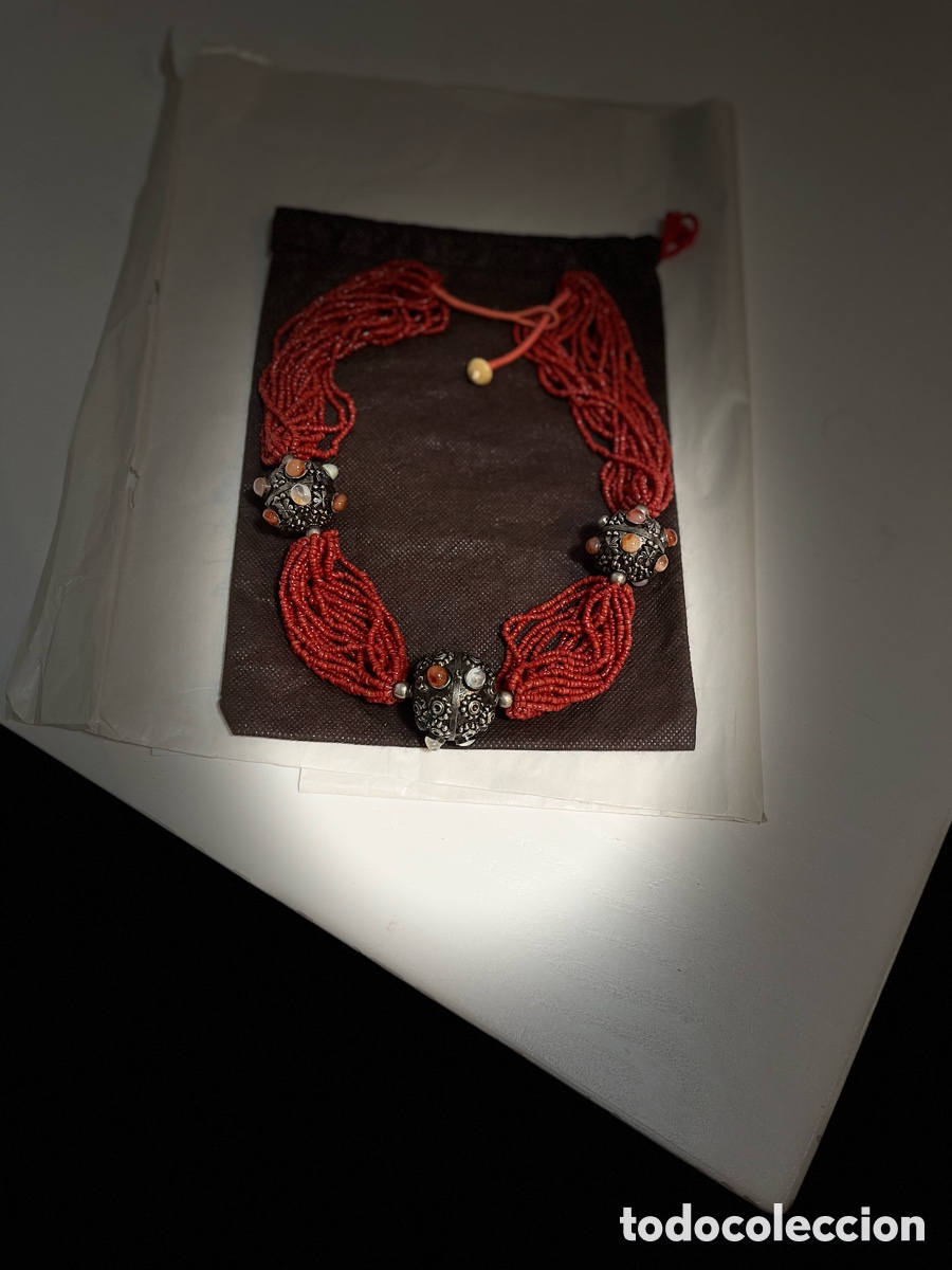 Joyeria: Collar corales y bolas con pedrer&iacute;a - Foto 7