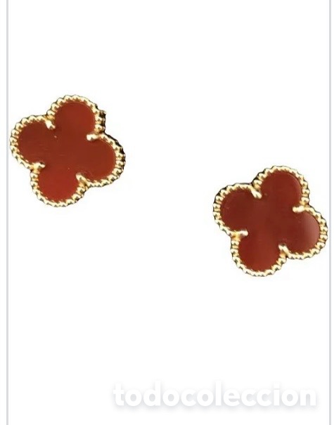 Joyeria: Pack Pulsera y pendientes tr&eacute;boles rojos - Foto 2