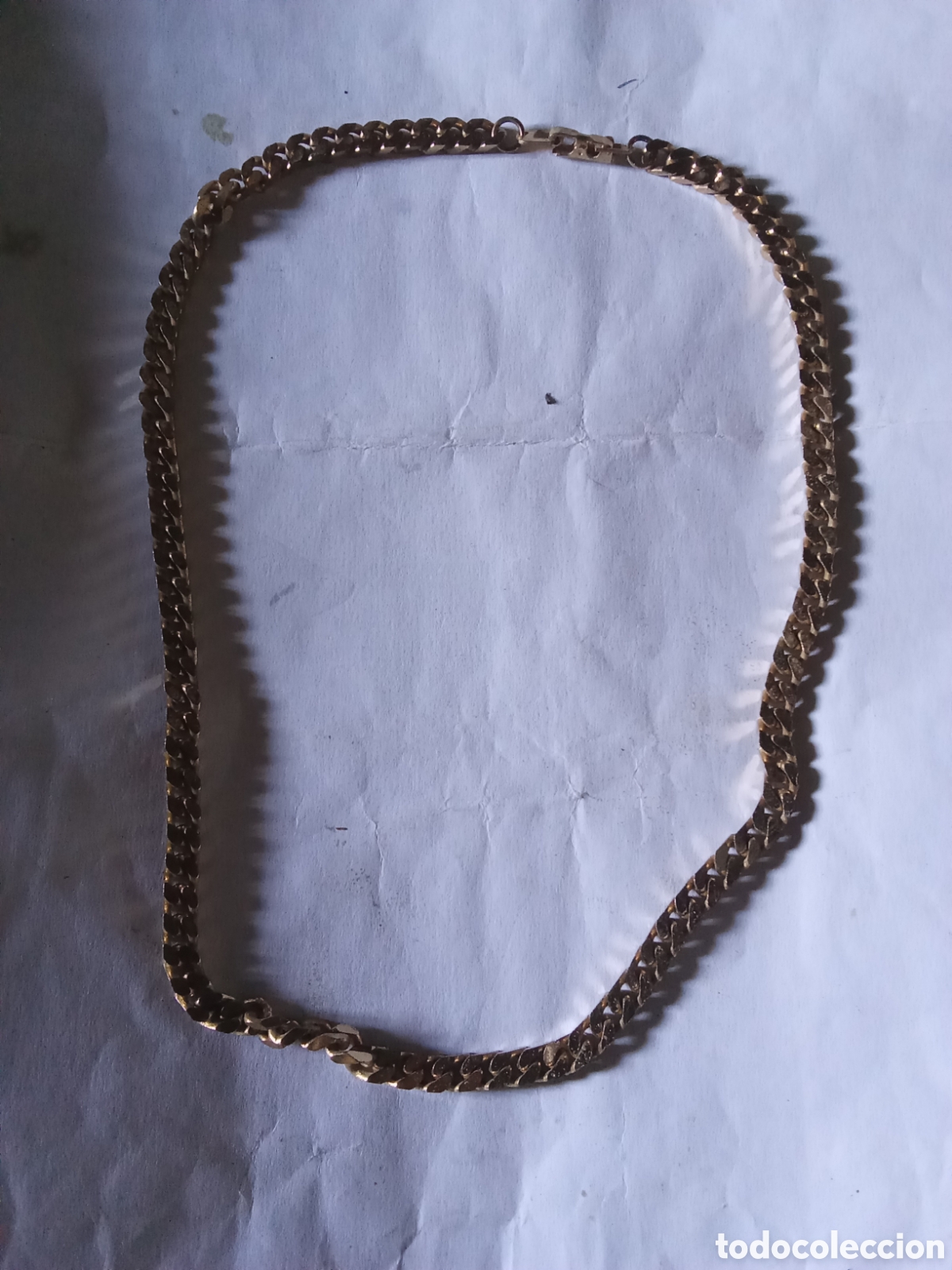 Joyeria: Cadena cubana en oro de 14k (pureza 585)