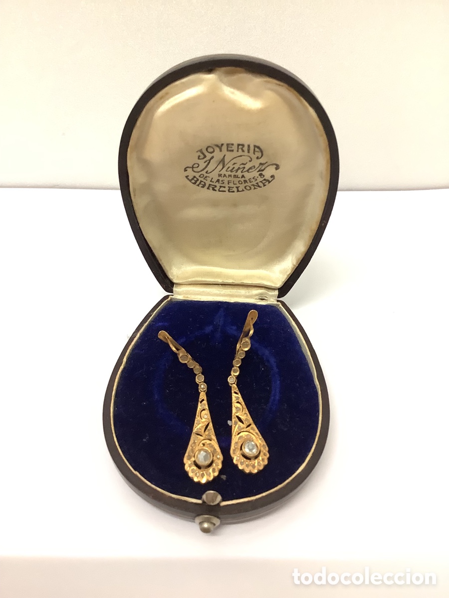 Joyeria: ANTIGUOS PENDIENTES DE &Eacute;POCA ORO LEY