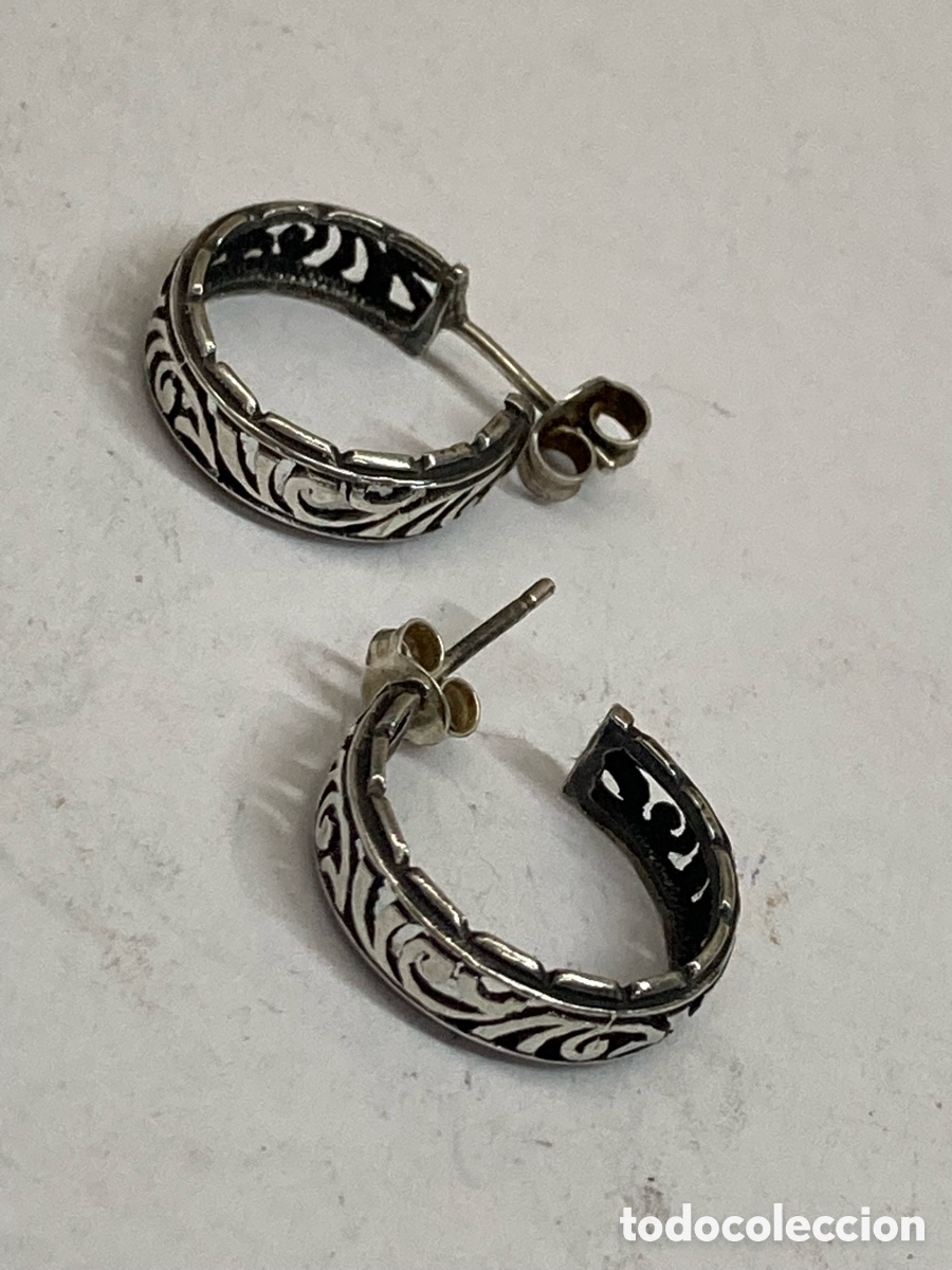 Joyeria: Pendientes de plata P495 - Foto 1
