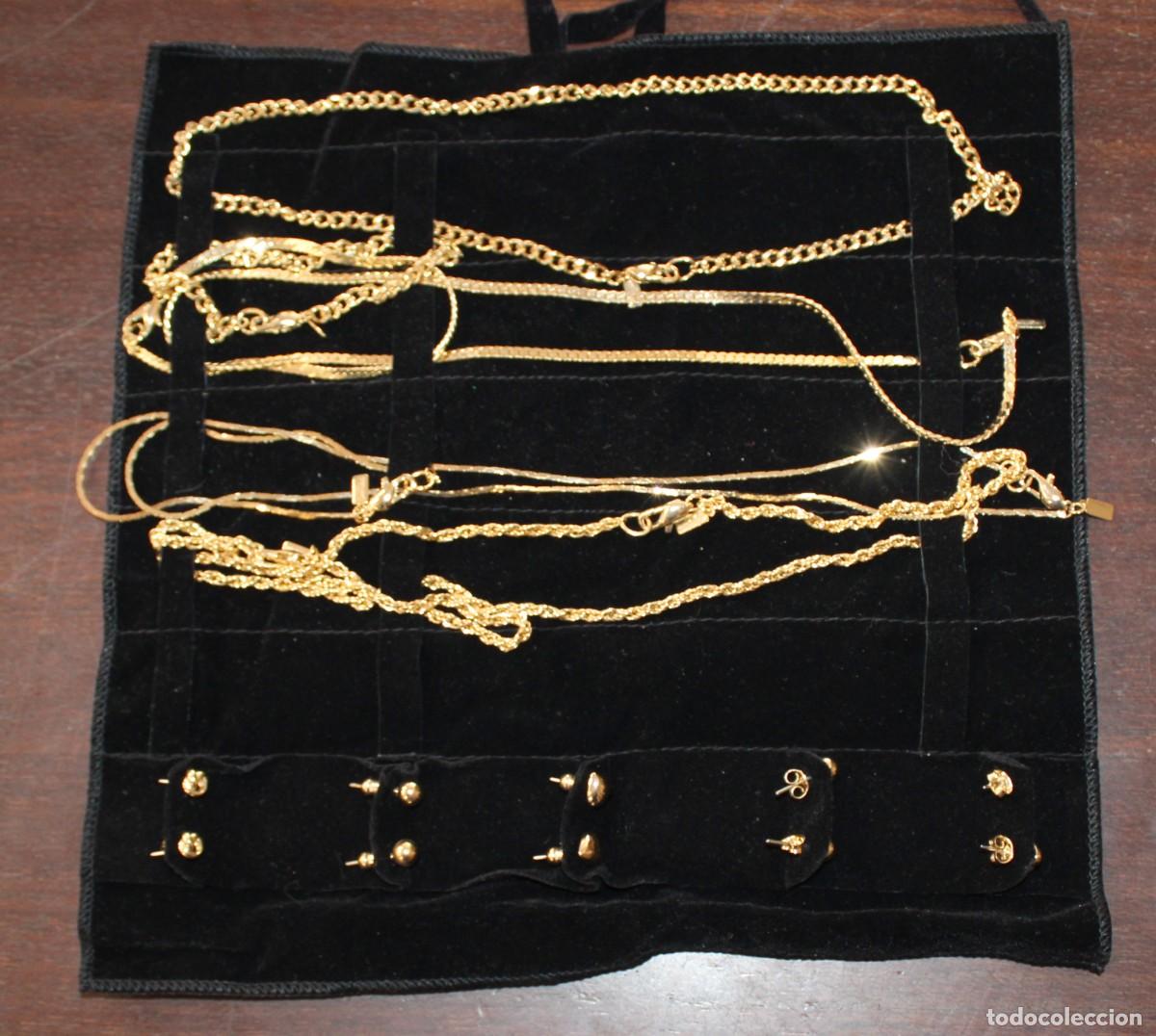 Schmuck: CONJUNTO D PENDIENTES, COLLARES Y PULSERAS BA&Ntilde;ADOS EN ORO D LA PRESTIGIOSA MARCA ITALIANA GINO VERDI