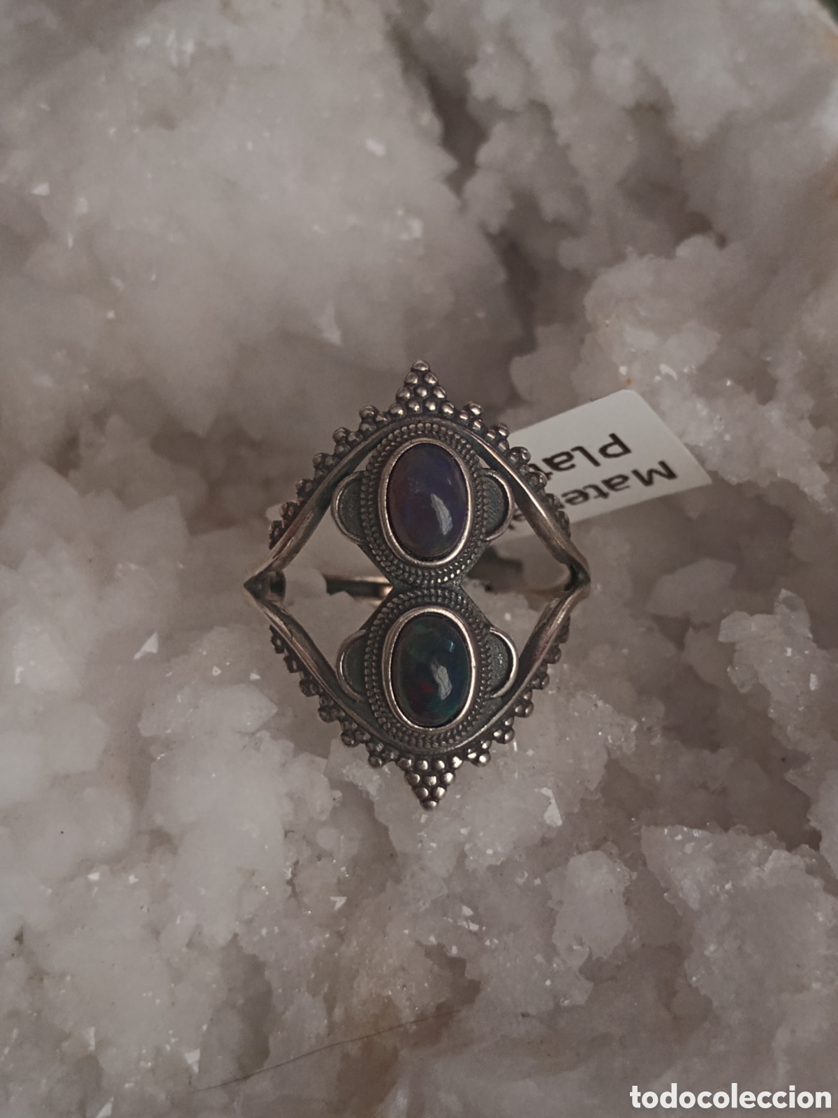 Joyeria: Anillo Plata Doble &Oacute;palo - Foto 6