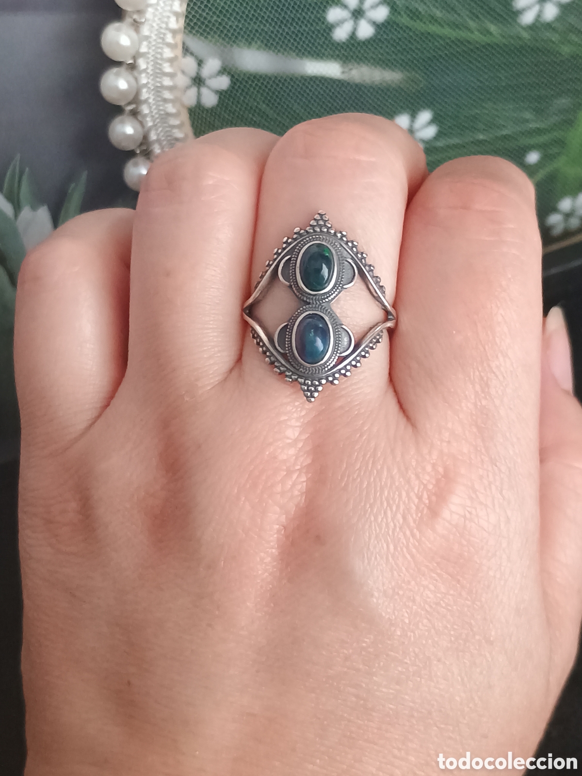 Joyeria: Anillo Plata Doble &Oacute;palo - Foto 7