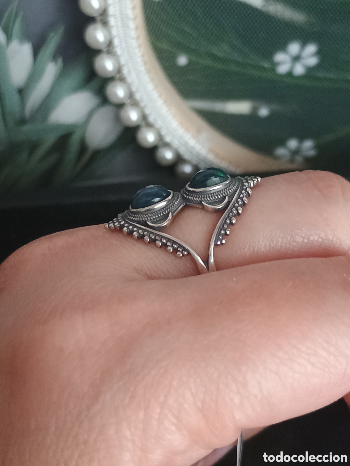 Joyeria: Anillo Plata Doble &Oacute;palo - Foto 8