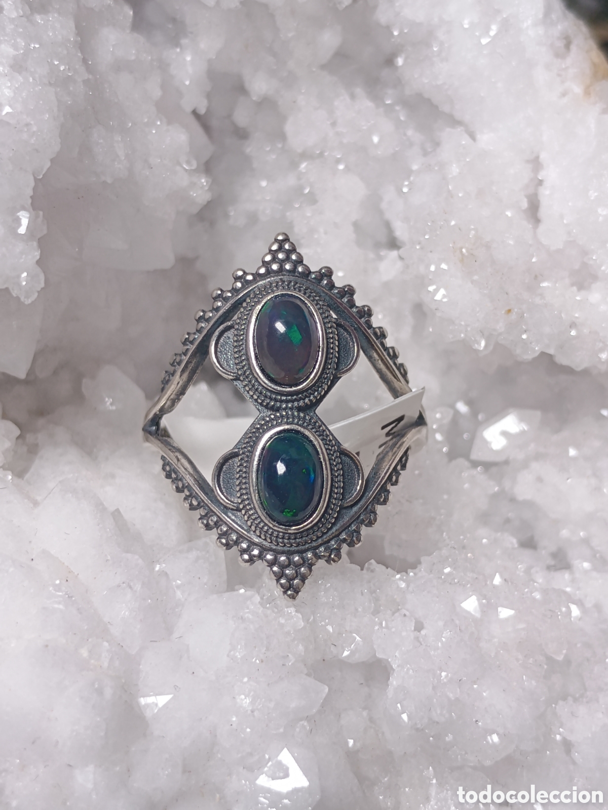 Joyeria: Anillo Plata Doble &Oacute;palo