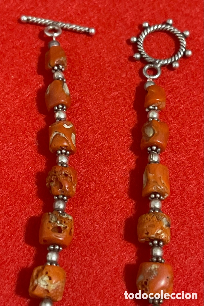 Joyeria: Bell&iacute;simo collar, gargantilla en plata de ley y Coral. - Foto 5