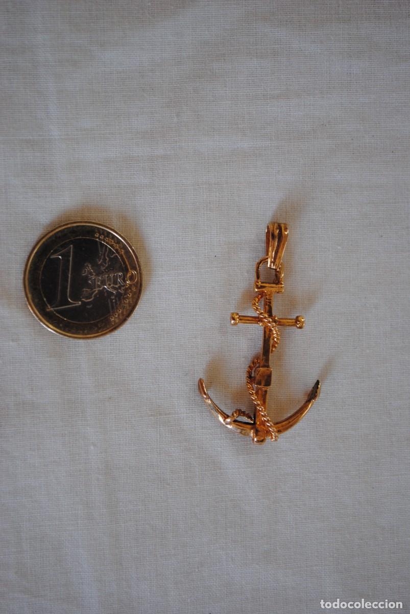 Joyeria: COLGANTE DORADO EN FORMA DE ANCLA - Foto 1