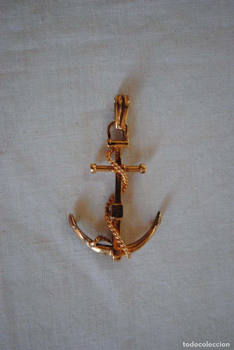 Joyeria: COLGANTE DORADO EN FORMA DE ANCLA - Foto 2