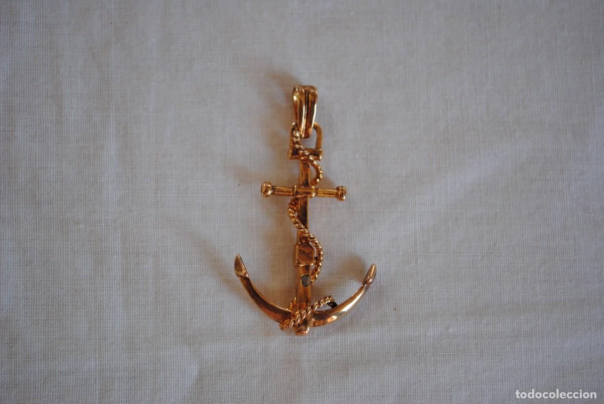 Joyeria: COLGANTE DORADO EN FORMA DE ANCLA - Foto 3