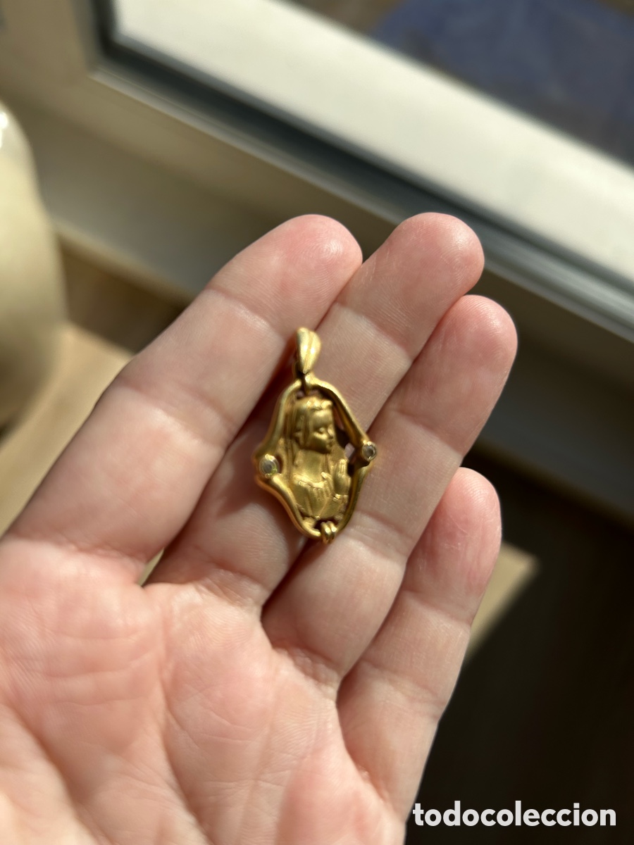 Joyeria: Medalla de oro de 18 kilates - Foto 3