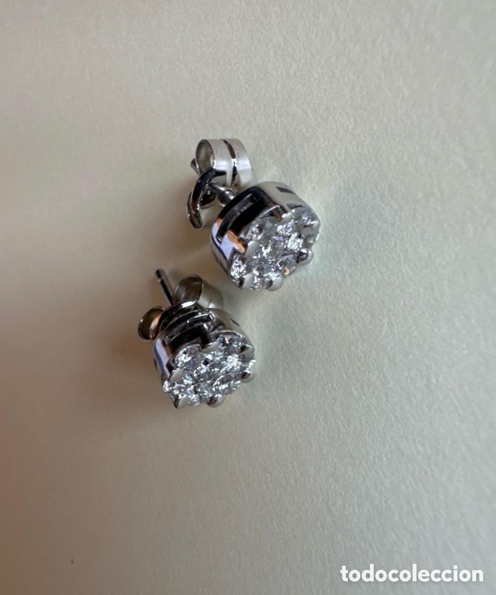 Joyeria: Pendientes de diamantes en Oro de 18 Quilates - Foto 4