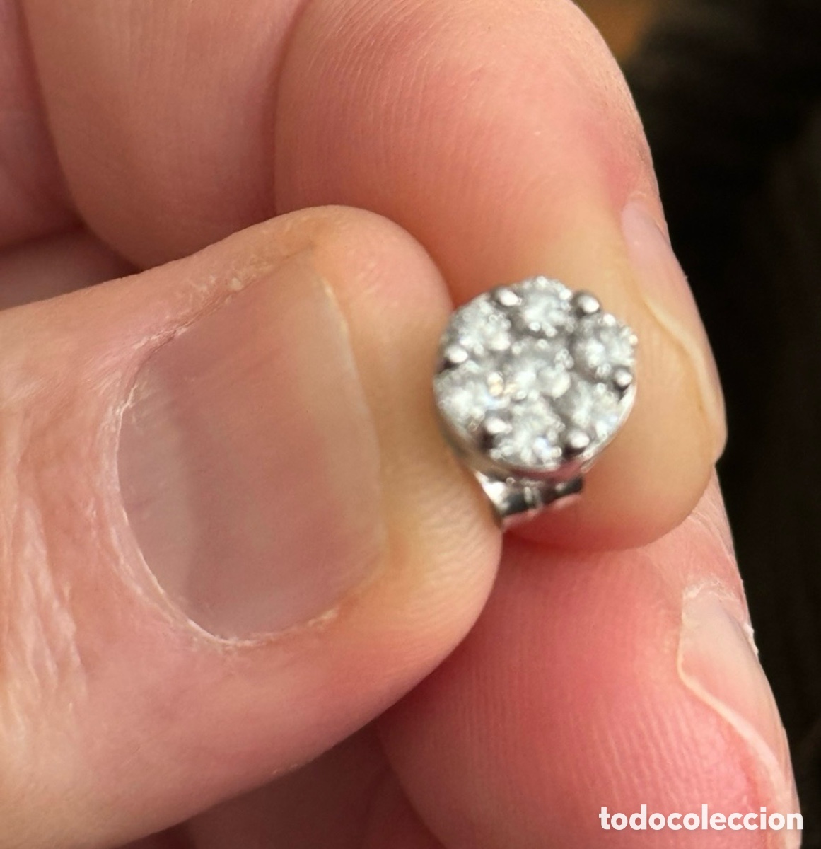 Joyeria: Pendientes de diamantes en Oro de 18 Quilates - Foto 1