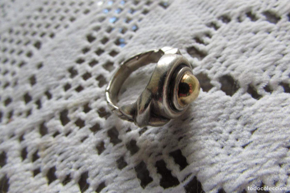 Joyeria: ANILLO S&Oacute;LIDO UNISEX Bayanihan. 2 tonos de plata /oro amarillo aplicado